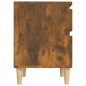 vidaXL Mesitas de noche 2 unidades roble ahumado 40x35x50 cm vidaXL Mesitas de noche 2 unidades roble ahumado 40x35x50 cm