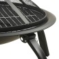 vidaXL Brasero y barbacoa 2 en 1 con atizador acero 56x56x49 cm vidaXL Brasero y barbacoa 2 en 1 con atizador acero 56x56x49 cm