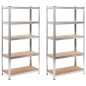 vidaXL Estanterías de MDF 2 unidades 90x40x180 cm vidaXL Estanterías de MDF 2 unidades 90x40x180 cm