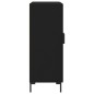 vidaXL Aparador de madera de ingeniería negro 69,5x34x90 cm vidaXL Aparador de madera de ingeniería negro 69,5x34x90 cm