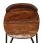 vidaXL Taburetes de cocina 2 unidades madera maciza reciclada vidaXL Taburetes de cocina 2 unidades madera maciza reciclada