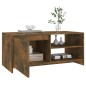 vidaXL Mesa de centro madera contrachapada roble ahumado 102x50x45 cm vidaXL Mesa de centro madera contrachapada roble ahumado 102x50x45 cm