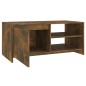 vidaXL Mesa de centro madera contrachapada roble ahumado 102x50x45 cm vidaXL Mesa de centro madera contrachapada roble ahumado 102x50x45 cm
