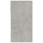 vidaXL Mesa consola de madera contrachapada gris hormigón 100x39x75 cm