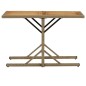 vidaXL Mesa de jardín madera maciza de acacia y ratán sintético beige vidaXL Mesa de jardín madera maciza de acacia y ratán sintético beige