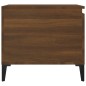 vidaXL Mesa de centro madera contrachapada roble marrón 100x50x45 cm vidaXL Mesa de centro madera contrachapada roble marrón 100x50x45 cm