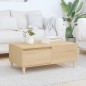 vidaXL Mesa de centro madera contrachapada roble Sonoma 90x50x36,5 cm vidaXL Mesa de centro madera contrachapada roble Sonoma 90x50x36,5 cm