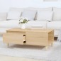 vidaXL Mesa de centro madera contrachapada roble Sonoma 90x50x36,5 cm vidaXL Mesa de centro madera contrachapada roble Sonoma 90x50x36,5 cm