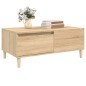 vidaXL Mesa de centro madera contrachapada roble Sonoma 90x50x36,5 cm vidaXL Mesa de centro madera contrachapada roble Sonoma 90x50x36,5 cm