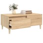 vidaXL Mesa de centro madera contrachapada roble Sonoma 90x50x36,5 cm vidaXL Mesa de centro madera contrachapada roble Sonoma 90x50x36,5 cm