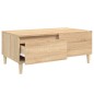 vidaXL Mesa de centro madera contrachapada roble Sonoma 90x50x36,5 cm vidaXL Mesa de centro madera contrachapada roble Sonoma 90x50x36,5 cm