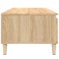 vidaXL Mesa de centro madera contrachapada roble Sonoma 90x50x36,5 cm vidaXL Mesa de centro madera contrachapada roble Sonoma 90x50x36,5 cm