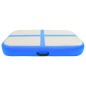 vidaXL Esterilla inflable de gimnasia con bomba PVC azul 60x100x20 cm