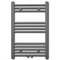 vidaXL Radiador toallero de baño recto gris 500 x 764 mm