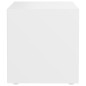 vidaXL Muebles para TV 4 uds madera contrachapada blanco 37x35x37 cm
