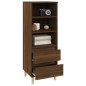 vidaXL Aparador alto madera contrachapada roble marrón 40x36x110 cm vidaXL Aparador alto madera contrachapada roble marrón 40x36x110 cm