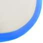 vidaXL Esterilla inflable de gimnasia con bomba PVC azul 60x100x20 cm