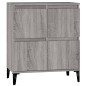 vidaXL Aparador de madera contrachapada gris Sonoma 60x35x70 cm vidaXL Aparador de madera contrachapada gris Sonoma 60x35x70 cm