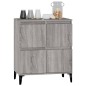vidaXL Aparador de madera contrachapada gris Sonoma 60x35x70 cm vidaXL Aparador de madera contrachapada gris Sonoma 60x35x70 cm