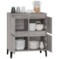 vidaXL Aparador de madera contrachapada gris Sonoma 60x35x70 cm vidaXL Aparador de madera contrachapada gris Sonoma 60x35x70 cm