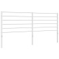 vidaXL Cabecero de metal blanco 200 cm vidaXL Cabecero de metal blanco 200 cm