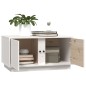 vidaXL Mesa de centro madera maciza de pino blanco 80x50x40 cm vidaXL Mesa de centro madera maciza de pino blanco 80x50x40 cm