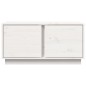 vidaXL Mesa de centro madera maciza de pino blanco 80x50x40 cm vidaXL Mesa de centro madera maciza de pino blanco 80x50x40 cm