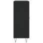 vidaXL Aparador de madera de ingeniería negro 69,5x34x90 cm vidaXL Aparador de madera de ingeniería negro 69,5x34x90 cm