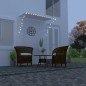 vidaXL Toldo retráctil con LED color crema 200x150 cm vidaXL Toldo retráctil con LED color crema 200x150 cm