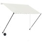 vidaXL Toldo retráctil con LED color crema 200x150 cm vidaXL Toldo retráctil con LED color crema 200x150 cm
