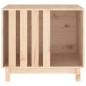 vidaXL Caseta para perros madera maciza de pino 70x50x62 cm