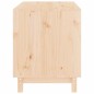 vidaXL Caseta para perros madera maciza de pino 70x50x62 cm