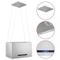 vidaXL Campana extractora colgante táctil LCD acero inoxidable 55 cm vidaXL Campana extractora colgante táctil LCD acero inoxidable 55 cm