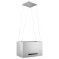 vidaXL Campana extractora colgante táctil LCD acero inoxidable 55 cm vidaXL Campana extractora colgante táctil LCD acero inoxidable 55 cm