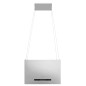 vidaXL Campana extractora colgante táctil LCD acero inoxidable 55 cm vidaXL Campana extractora colgante táctil LCD acero inoxidable 55 cm
