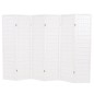 vidaXL Biombo plegable con 6 paneles estilo japonés 240x170 cm blanco vidaXL Biombo plegable con 6 paneles estilo japonés 240x170 cm blanco