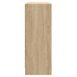 vidaXL Aparador de madera de ingeniería color roble Sonoma 91x28x75 cm vidaXL Aparador de madera de ingeniería color roble Sonoma 91x28x75 cm