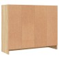vidaXL Aparador de madera de ingeniería color roble Sonoma 91x28x75 cm vidaXL Aparador de madera de ingeniería color roble Sonoma 91x28x75 cm