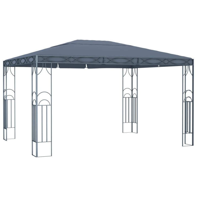 vidaXL Cenador gris antracita 400x300 cm
