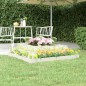 vidaXL Jardinera madera maciza de pino blanco 110x110x27 cm vidaXL Jardinera madera maciza de pino blanco 110x110x27 cm