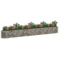 vidaXL Arriate de gaviones de hierro galvanizado 470x50x50 cm vidaXL Arriate de gaviones de hierro galvanizado 470x50x50 cm