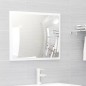 vidaXL Set muebles de baño 2 piezas madera contrachapada blanco brillo vidaXL Set muebles de baño 2 piezas madera contrachapada blanco brillo
