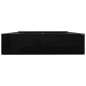 vidaXL Lavabo rectangular cerámica orificio de grifo negro 60x46 cm vidaXL Lavabo rectangular cerámica orificio de grifo negro 60x46 cm