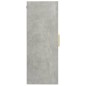 vidaXL Armario colgante de pared gris hormigón 69,5x34x90 cm vidaXL Armario colgante de pared gris hormigón 69,5x34x90 cm