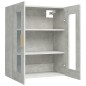 vidaXL Armario colgante de pared gris hormigón 69,5x34x90 cm vidaXL Armario colgante de pared gris hormigón 69,5x34x90 cm