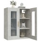 vidaXL Armario colgante de pared gris hormigón 69,5x34x90 cm vidaXL Armario colgante de pared gris hormigón 69,5x34x90 cm