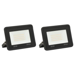 vidaXL Focos LED 30 W 2 unidades blanco frío