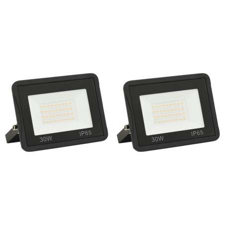vidaXL Focos LED 30 W 2 unidades blanco frío