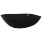 vidaXL Lavabo de vidrio negro 42x42x14 cm vidaXL Lavabo de vidrio negro 42x42x14 cm