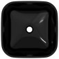 vidaXL Lavabo de vidrio negro 42x42x14 cm vidaXL Lavabo de vidrio negro 42x42x14 cm